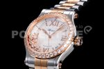 Chopard Happy Motion Auto RG 36mm YF 1:1 Best Edition Drill Ring White Dial RG Bracelet A2892 Super Clone Watch - Image 3