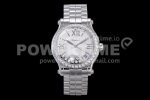 Chopard Happy Motion Auto RG 36mm YF 1:1 Best Edition Drill Ring White MOP Dial RG Bracelet A2892 Super Clone Watch