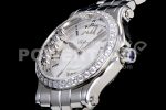 Chopard Happy Motion Auto RG 36mm YF 1:1 Best Edition Drill Ring White MOP Dial RG Bracelet A2892 Super Clone Watch - Image 6