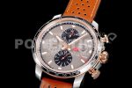 Chopard Mille Miglia 168571 SS/RG V7F 1:1 Best Edition Gray Dial on Brown Gummy Strap A7750 Super Clone Watch - Image 3