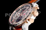 Chopard Mille Miglia 168571 SS/RG V7F 1:1 Best Edition Gray Dial on Brown Gummy Strap A7750 Super Clone Watch - Image 6