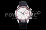 Chopard Mille Miglia 168571 SS V7F 1:1 Best Edition White Dial on Black Rubber Strap A7750 Super Clone Watch
