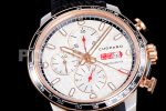 Chopard Mille Miglia 168571 SS/RG V7F 1:1 Best Edition White Dial on Black Rubber Strap A7750 Super Clone Watch - Image 4