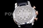 Chopard Mille Miglia 168571 SS/RG V7F 1:1 Best Edition White Dial on Black Rubber Strap A7750 Super Clone Watch - Image 8