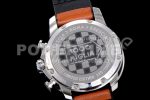 Chopard Mille Miglia 168571 SS V7F 1:1 Best Edition Gray Dial on Brown Gummy Strap A7750 Super Clone Watch - Image 8