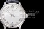 Chopard L.U.C 1937 CLASSIC 168544 SS FKF 1:1 Best Edition Gray Dial on Black Leather Strap A01.01 Super Clone Watch - Image 5