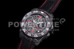 Rolex GMT DIW Carbon OMF Best Edition Black/Red Black Dial on Black Nylon Strap SA3186 CHS Super Clone Watch - Image 3