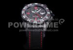 Rolex GMT DIW Carbon OMF Best Edition Black/Red Black Dial on Black Nylon Strap SA3186 CHS Super Clone Watch - Image 6