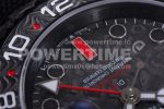 Rolex GMT DIW Carbon OMF Best Edition Black/Red Black Dial on Black Nylon Strap SA3186 CHS Super Clone Watch - Image 9