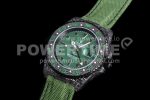 Rolex GMT DIW Carbon OMF Best Edition Green Dial on Green Nylon Strap SA3186 CHS Super Clone Watch - Image 3