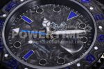 Rolex GMT DIW Carbon OMF Best Edition Black/Blue Black Dial on Black Nylon Strap SA3186 CHS Super Clone Watch - Image 8