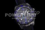 Rolex GMT DIW Carbon OMF Best Edition Black/Blue Black Dial on Black Nylon Strap SA3186 CHS Super Clone Watch - Image 2