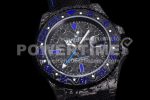 Rolex GMT DIW Carbon OMF Best Edition Black/Blue Black Dial on Black Nylon Strap SA3186 CHS Super Clone Watch - Image 5