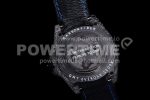 Rolex GMT DIW Carbon OMF Best Edition Black/Blue Black Dial on Black Nylon Strap SA3186 CHS Super Clone Watch - Image 12