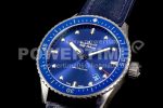Blancpain Fifty Fathoms Bathyscaphe 43mm SS GF 1:1 Best Edition Blue Dial on Sail-canvas Strap A1315 Super Clone Watch - Image 3