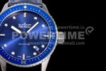 Blancpain Fifty Fathoms Bathyscaphe 43mm SS GF 1:1 Best Edition Blue Dial on Sail-canvas Strap A1315 Super Clone Watch - Image 4