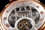 Blancpain Fantasy Tourbillon RG Gray Skeleton Dial on Brown Leather Strap Super Clone Watch - Image 5