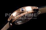 Blancpain Fantasy Tourbillon RG Black Skeleton Dial on Black Leather Strap Super Clone Watch - Image 7