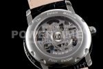 Blancpain Fantasy Tourbillon SS Black Skeleton Dial on Black Leather Strap Super Clone Watch - Image 8