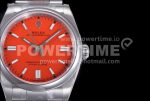 Rolex Oyster Perpetual 36mm 126000 EWF 1:1 Best Edition 904L Steel Red Dial on SS Bracelet SA3230 Super Clone Watch - Image 4