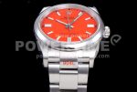 Rolex Oyster Perpetual 36mm 126000 EWF 1:1 Best Edition 904L Steel Red Dial on SS Bracelet SA3230 Super Clone Watch - Image 6