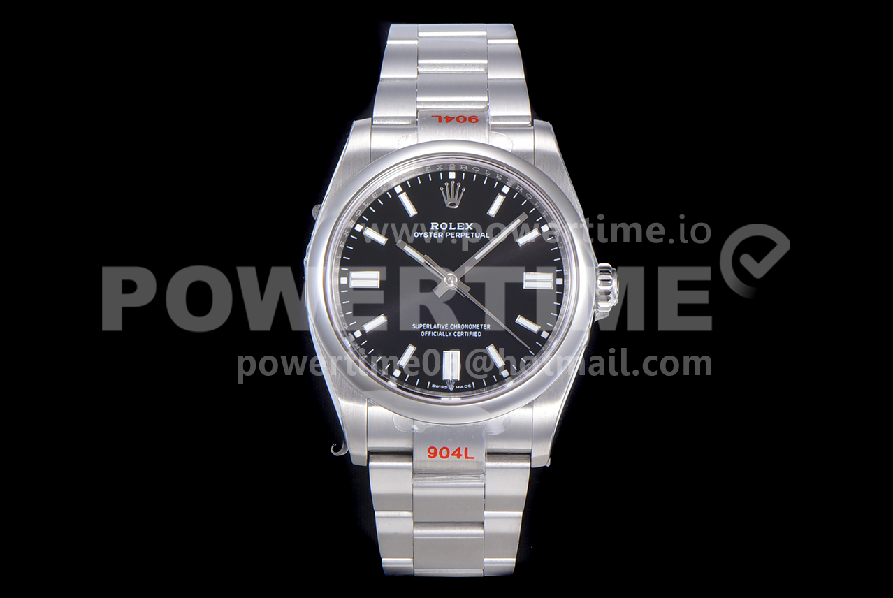Rolex Oyster Perpetual 36mm 126000 EWF 1:1 Best Edition 904L Steel Black Dial on SS Bracelet SA3230 Super Clone Watch