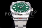 Rolex Oyster Perpetual 36mm 126000 EWF 1:1 Best Edition 904L Steel Green Dial on SS Bracelet SA3230 Super Clone Watch - Image 6