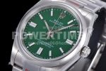 Rolex Oyster Perpetual 36mm 126000 EWF 1:1 Best Edition 904L Steel Green Dial on SS Bracelet SA3230 Super Clone Watch - Image 7