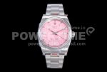 Rolex Oyster Perpetual 36mm 126000 EWF 1:1 Best Edition 904L Steel Pink Dial on SS Bracelet SA3230 Super Clone Watch