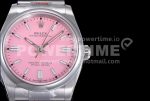 Rolex Oyster Perpetual 36mm 126000 EWF 1:1 Best Edition 904L Steel Pink Dial on SS Bracelet SA3230 Super Clone Watch - Image 4