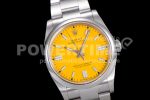 Rolex Oyster Perpetual 36mm 126000 EWF 1:1 Best Edition 904L Steel Yellow Dial on SS Bracelet SA3230 Super Clone Watch - Image 2