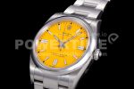Rolex Oyster Perpetual 36mm 126000 EWF 1:1 Best Edition 904L Steel Yellow Dial on SS Bracelet SA3230 Super Clone Watch - Image 3