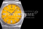 Rolex Oyster Perpetual 36mm 126000 EWF 1:1 Best Edition 904L Steel Yellow Dial on SS Bracelet SA3230 Super Clone Watch - Image 4