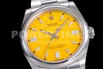 Rolex Oyster Perpetual 36mm 126000 EWF 1:1 Best Edition 904L Steel Yellow Dial on SS Bracelet SA3230 Super Clone Watch - Image 5