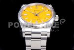 Rolex Oyster Perpetual 36mm 126000 EWF 1:1 Best Edition 904L Steel Yellow Dial on SS Bracelet SA3230 Super Clone Watch - Image 6