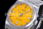 Rolex Oyster Perpetual 36mm 126000 EWF 1:1 Best Edition 904L Steel Yellow Dial on SS Bracelet SA3230 Super Clone Watch - Image 11