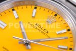 Rolex Oyster Perpetual 36mm 126000 EWF 1:1 Best Edition 904L Steel Yellow Dial on SS Bracelet SA3230 Super Clone Watch - Image 8
