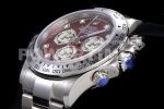 Rolex Daytona SS JHF Best Edition Brown Diamonds Dial on SS Bracelet A4130 Super Clone Watch - Image 9