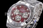Rolex Daytona SS JHF Best Edition Brown Diamonds Dial on SS Bracelet A4130 Super Clone Watch - Image 10