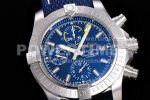 Breitling Avenger Chrono SS TF 1:1 Best Edition Blue Dial on Blue Nylon Strap A7750 Super Clone Watch - Image 5