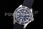Breitling Superocean Automatic 44 TF 1:1 Best Edition Black Dial Black Bezel on Black Rubber Strap A2824 Super Clone Watch - Image 3