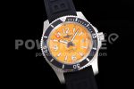 Breitling Superocean Automatic 44 TF 1:1 Best Edition Yellow Dial Black Bezel on Black Rubber Strap A2824 Super Clone Watch - Image 2