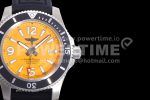 Breitling Superocean Automatic 44 TF 1:1 Best Edition Yellow Dial Black Bezel on Black Rubber Strap A2824 Super Clone Watch - Image 4
