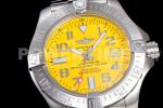 Breitling Avenger II Seawolf SS GF 1:1 Best Edition Yellow Stick Dial on SS Bracelet A2824 Super Clone Watch V2 - Image 5