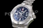 Breitling Avenger II Seawolf SS GF 1:1 Best Edition Black Arabic Dial on SS Bracelet A2824 Super Clone Watch V2 - Image 3