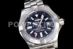 Breitling Avenger II Seawolf SS GF 1:1 Best Edition Black Stick Dial on SS Bracelet A2824 Super Clone Watch V2 - Image 2
