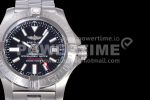 Breitling Avenger II Seawolf SS GF 1:1 Best Edition Black Stick Dial on SS Bracelet A2824 Super Clone Watch V2 - Image 4