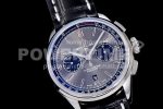 Breitling Premier B01 Chrono SS 42mm GF 1:1 Best Edition Gray/Black Dial on Black Leather Strap A7750 Super Clone Watch - Image 2