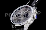 Breitling Premier B01 Chrono SS 42mm GF 1:1 Best Edition Gray/Black Dial on Black Leather Strap A7750 Super Clone Watch - Image 6