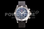 Breitling Avenger II Seawolf Chronograph TF Titanium Black Dial on Gray Nylon Strap A7750 Super Clone Watch